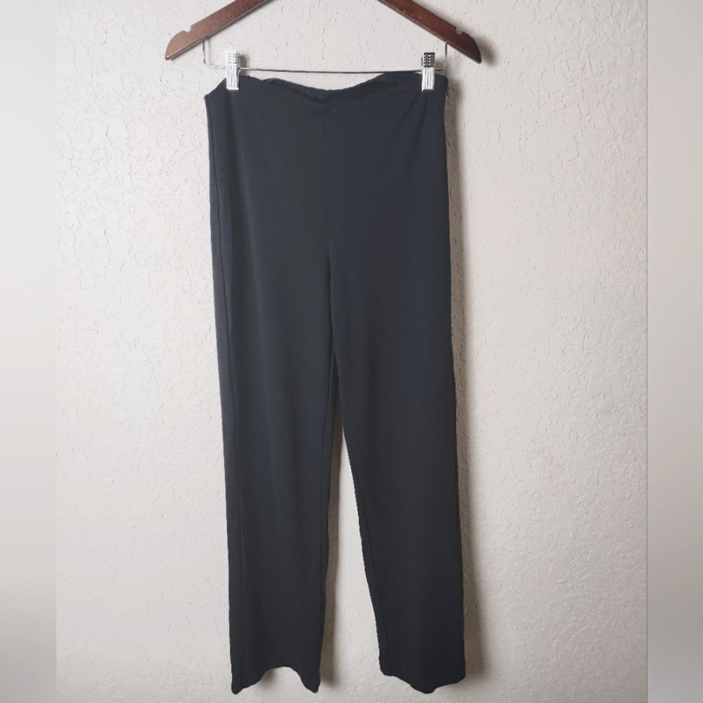Marcella Classic Straight Leg High Rise Pants Black Size S